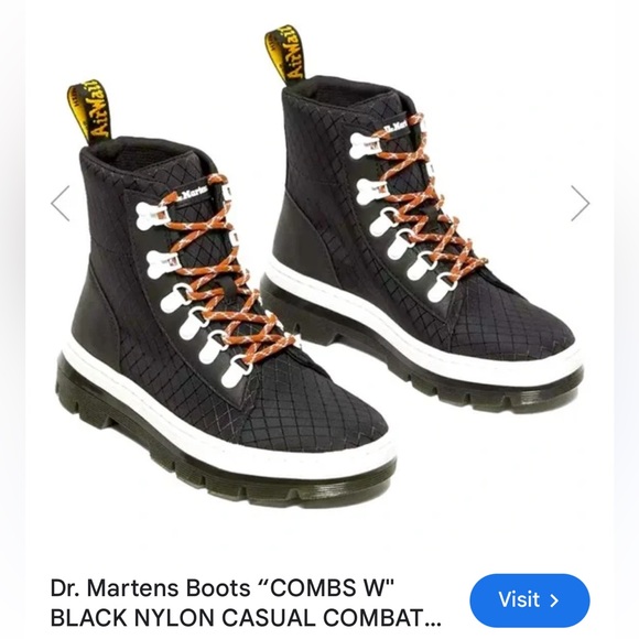 DR. Martens Nylon Combat Boot - Picture 4 of 4